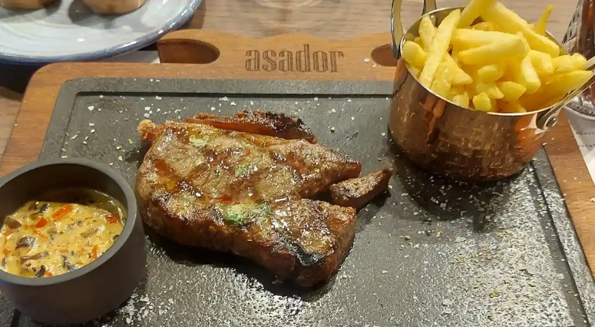 Grilled food at Asador Bar & Grill restaurant