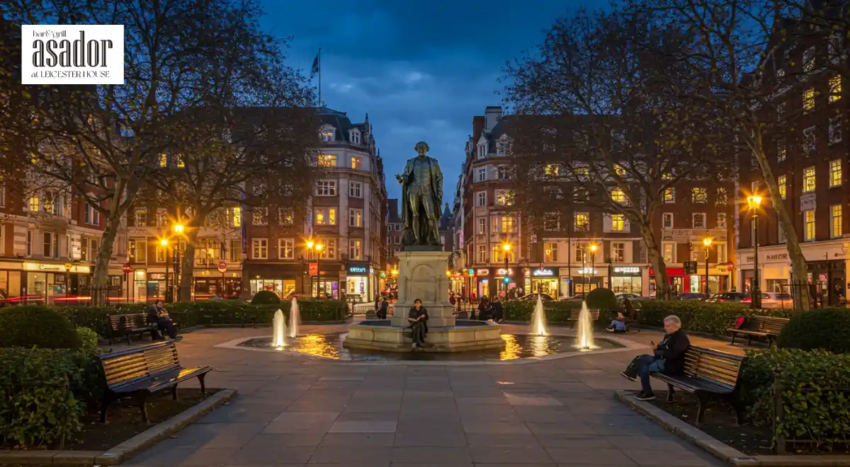 Beautiful Lights and Landmarks in Leicester Square nightlife