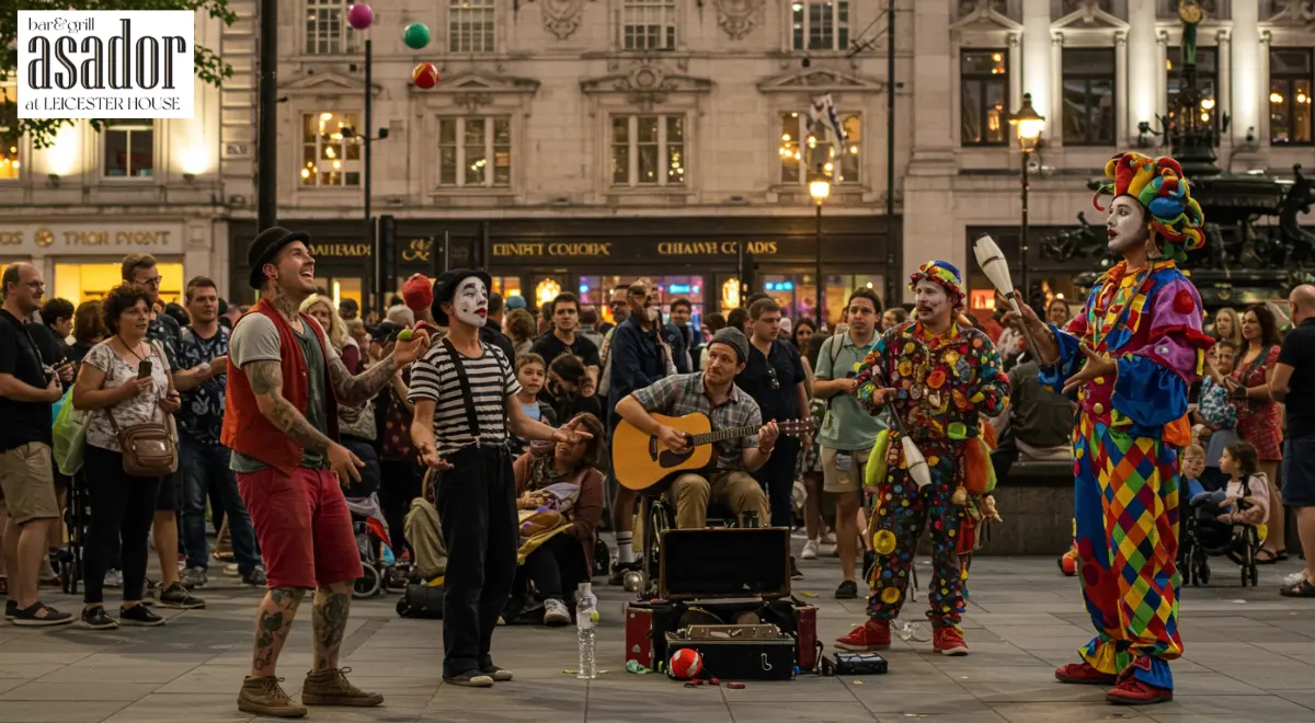 Street Performers in Leicester Square