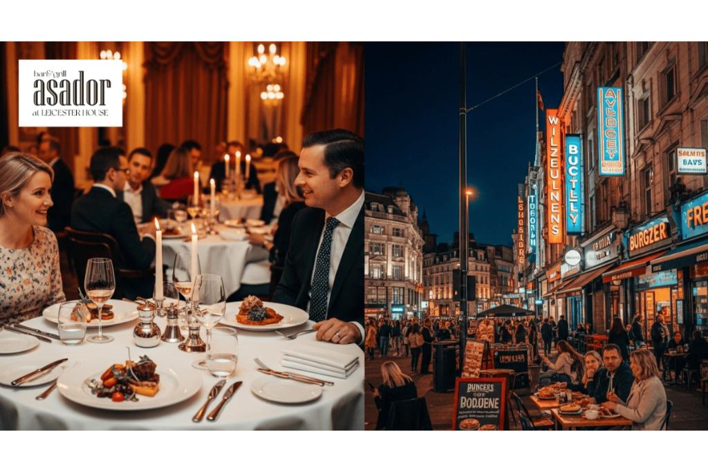 Fine Dining vs Casual Eats in Leicester Square