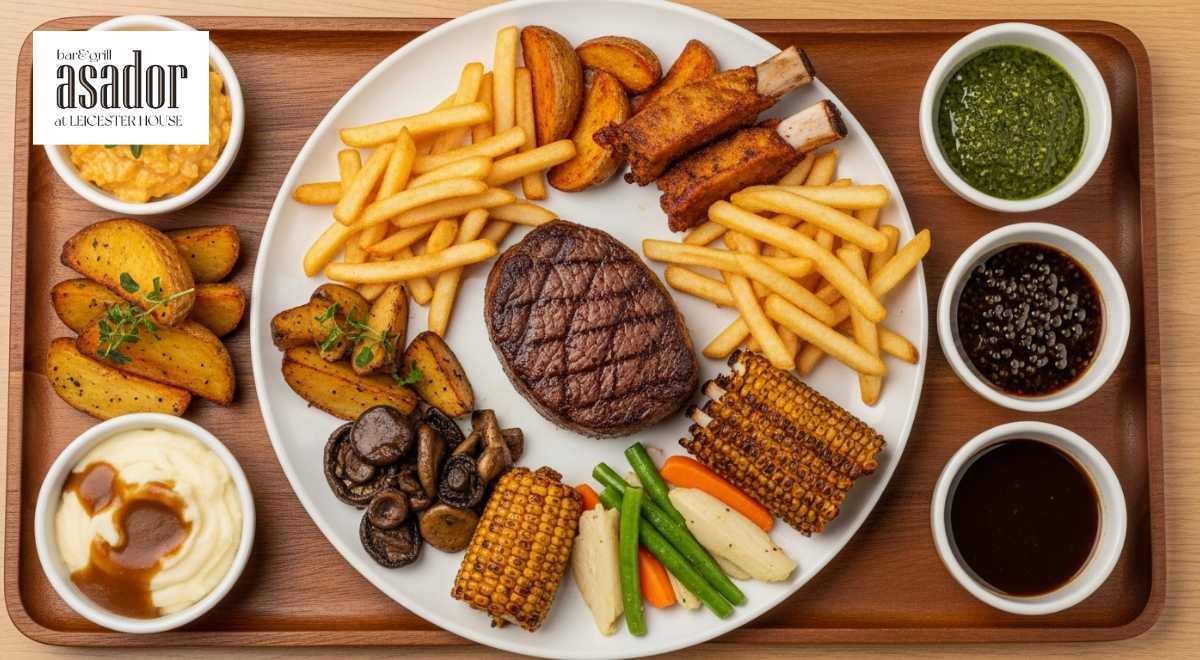 What to eat with beef steak
